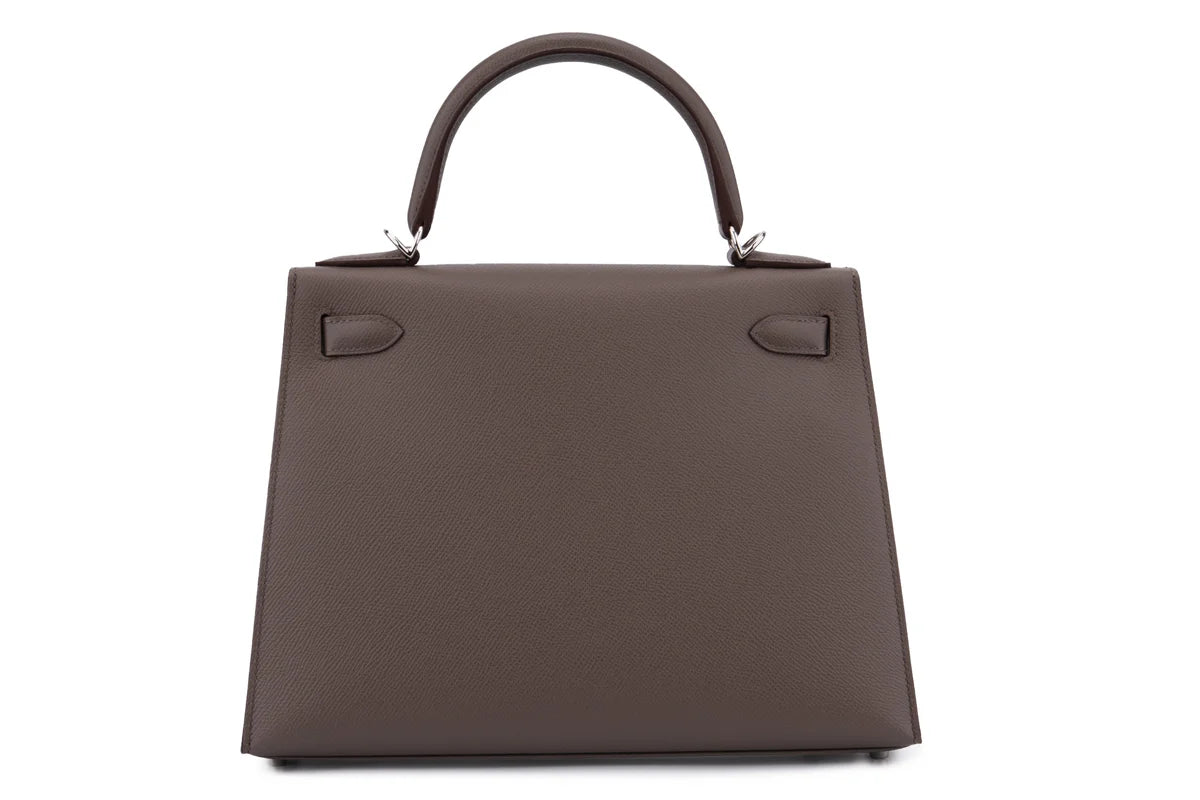 Hermès Kelly 28 Epsom Gris Etain PHW