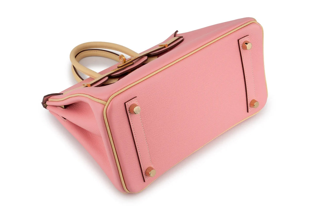 Hermès Birkin 25 Epsom Rose Confetti / Jaune Poussin BGHW