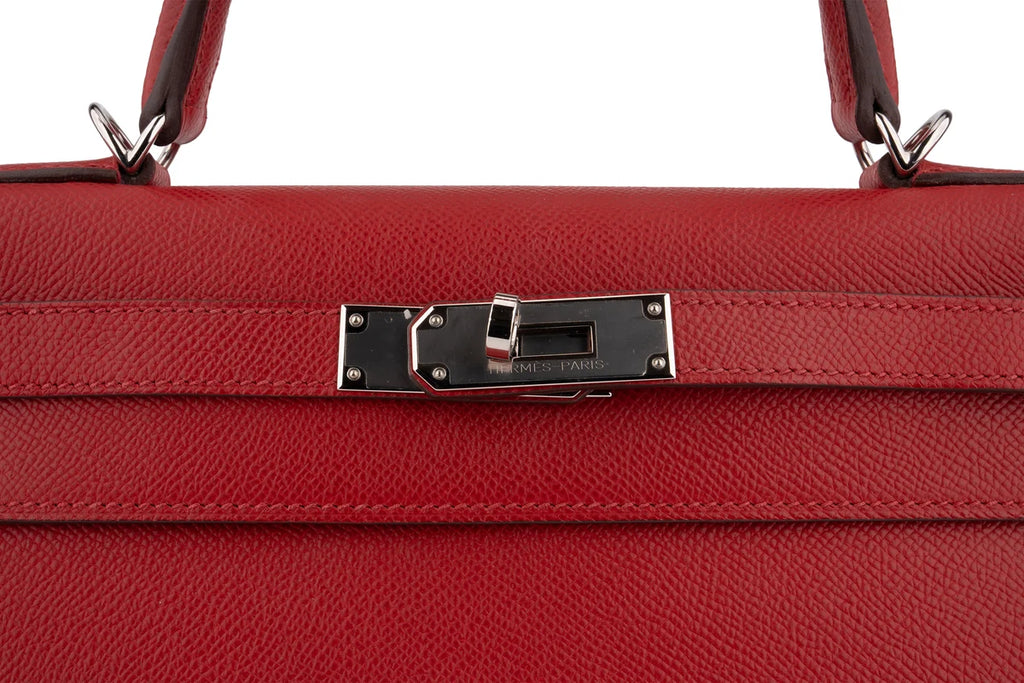 Hermès Kelly 28 Epsom Rouge Piment PHW