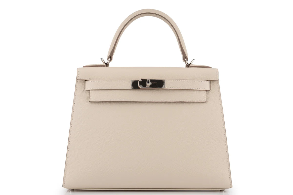Hermès Kelly 28 Epsom Craie PHW