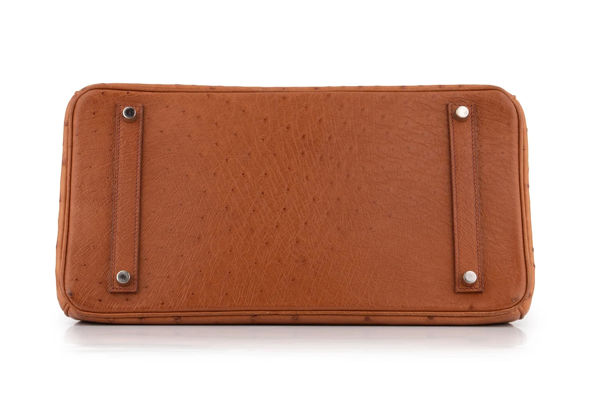 Hermès Birkin 35 Ostrich Cognac PHW