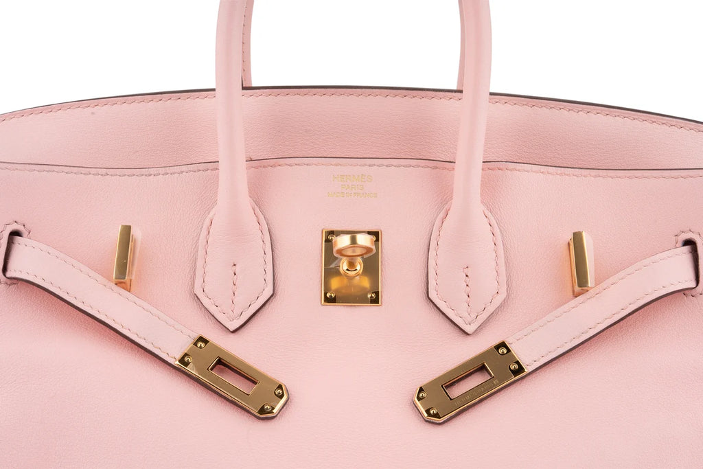 Hermès Birkin 25 SWIFT Rose Sakura GHW