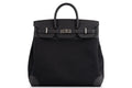 Hermès Hac 40 Military Canvas / Togo Noir PHW