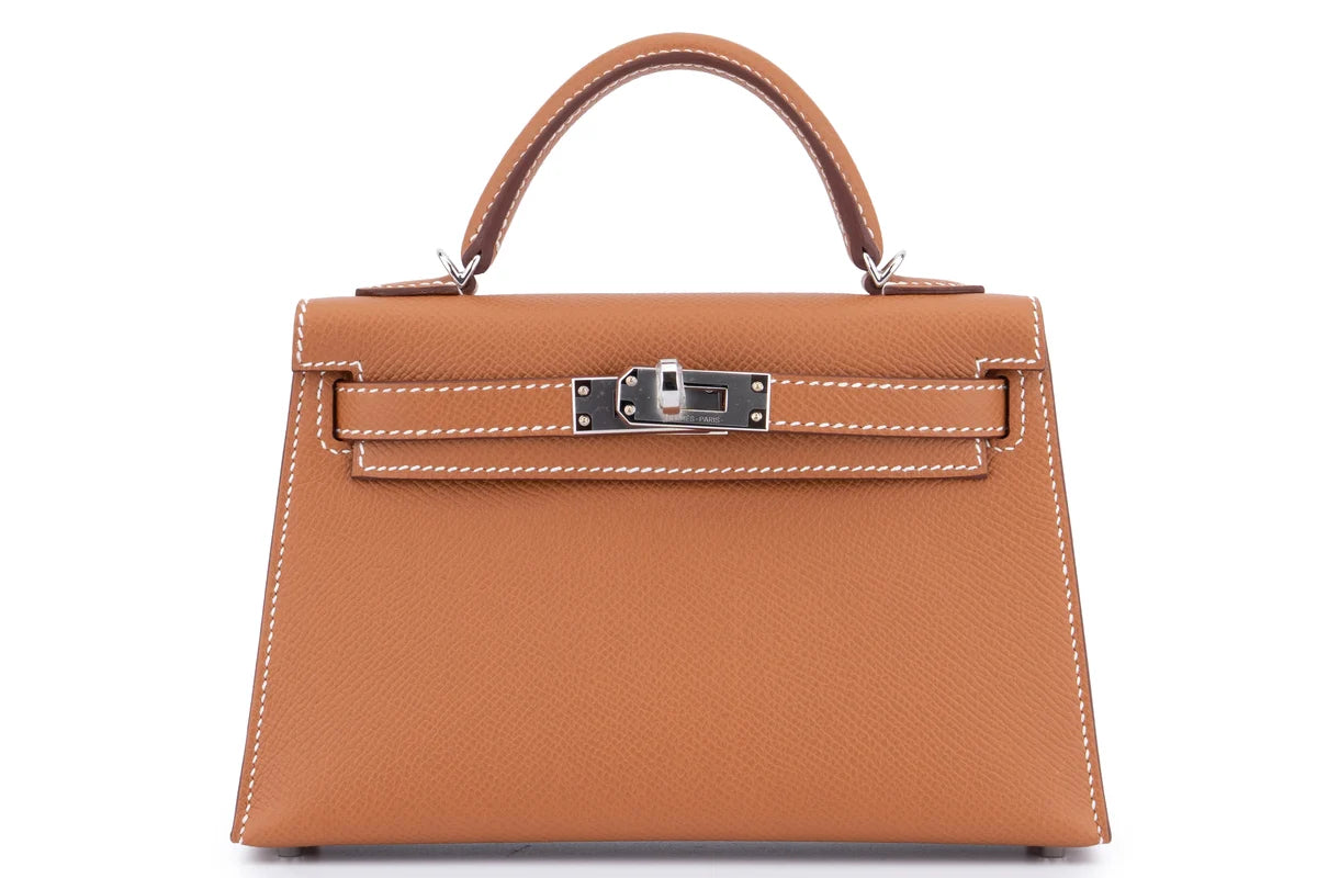 Hermès Mini Kelly Epsom Gold PHW