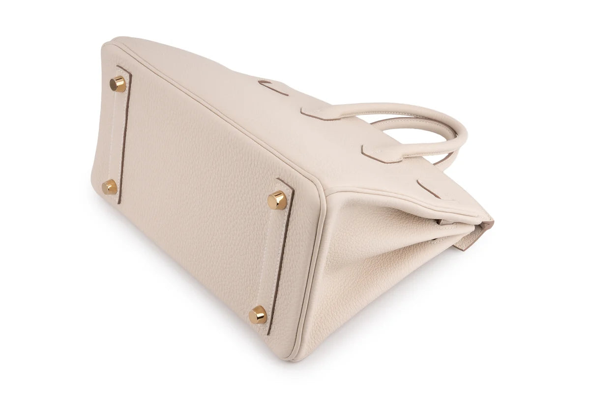 Hermès Birkin 25 Togo Craie GHW