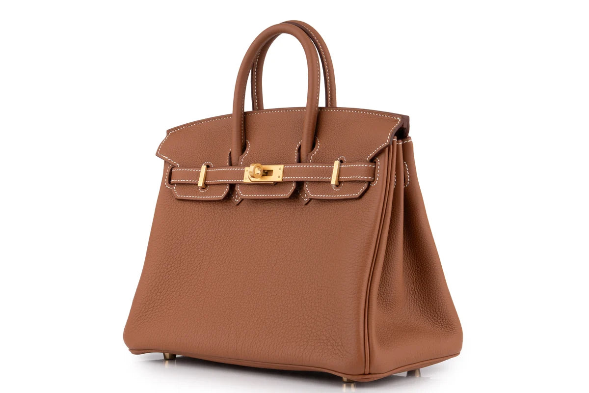 Hermès Birkin 25 Togo Gold BGHW
