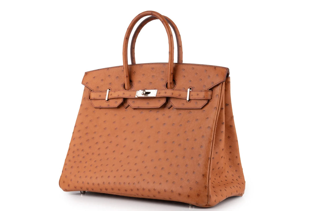 Hermès Birkin 35 Ostrich Cognac PHW