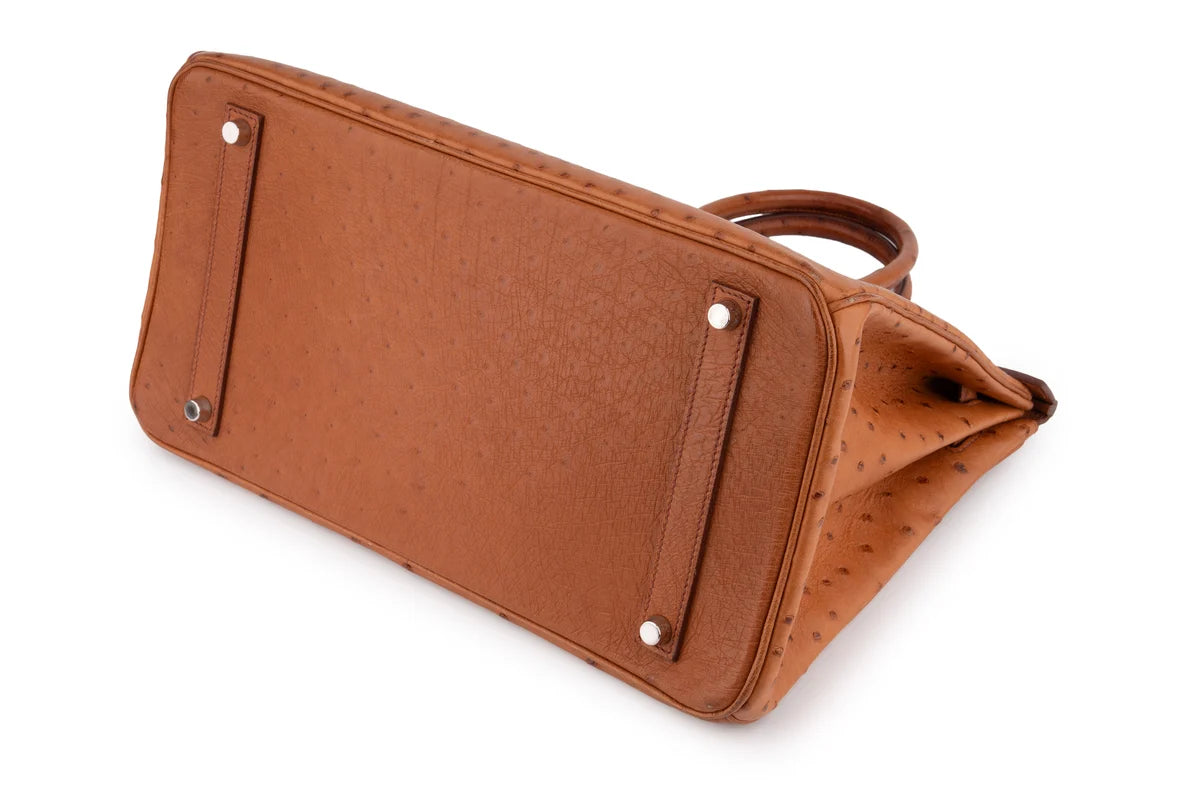 Hermès Birkin 35 Ostrich Cognac PHW
