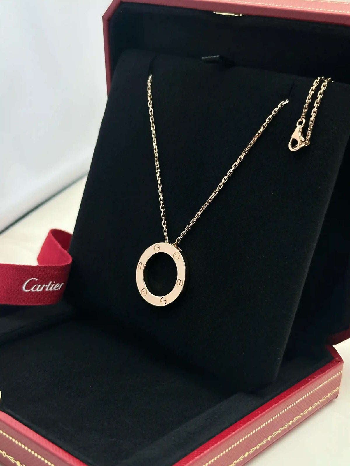 Cartier Love Necklace Pendant Rose Gold