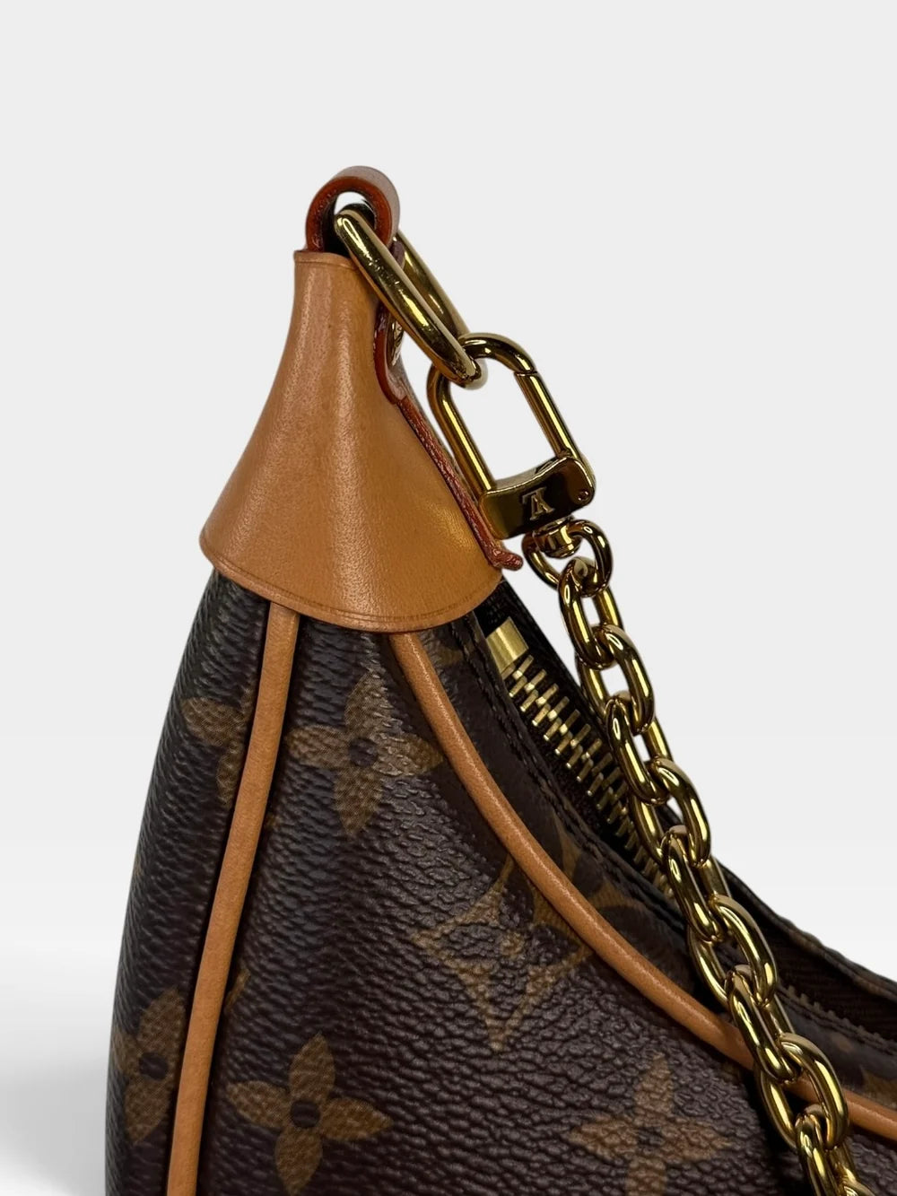 LOUIS VUITTON LOOP BAG IN BROWN MONOGRAM WITH GOLD HARDWARE