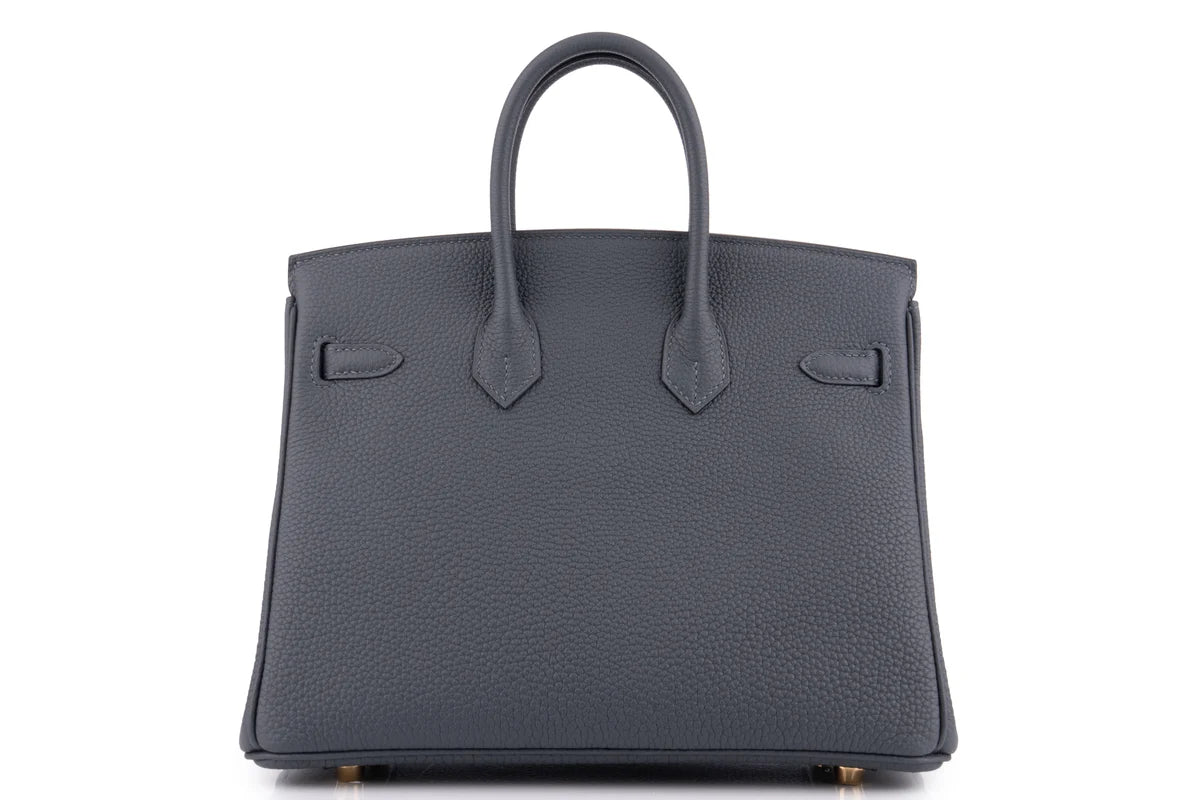 Hermès Birkin 25 Togo Gris Misty GHW