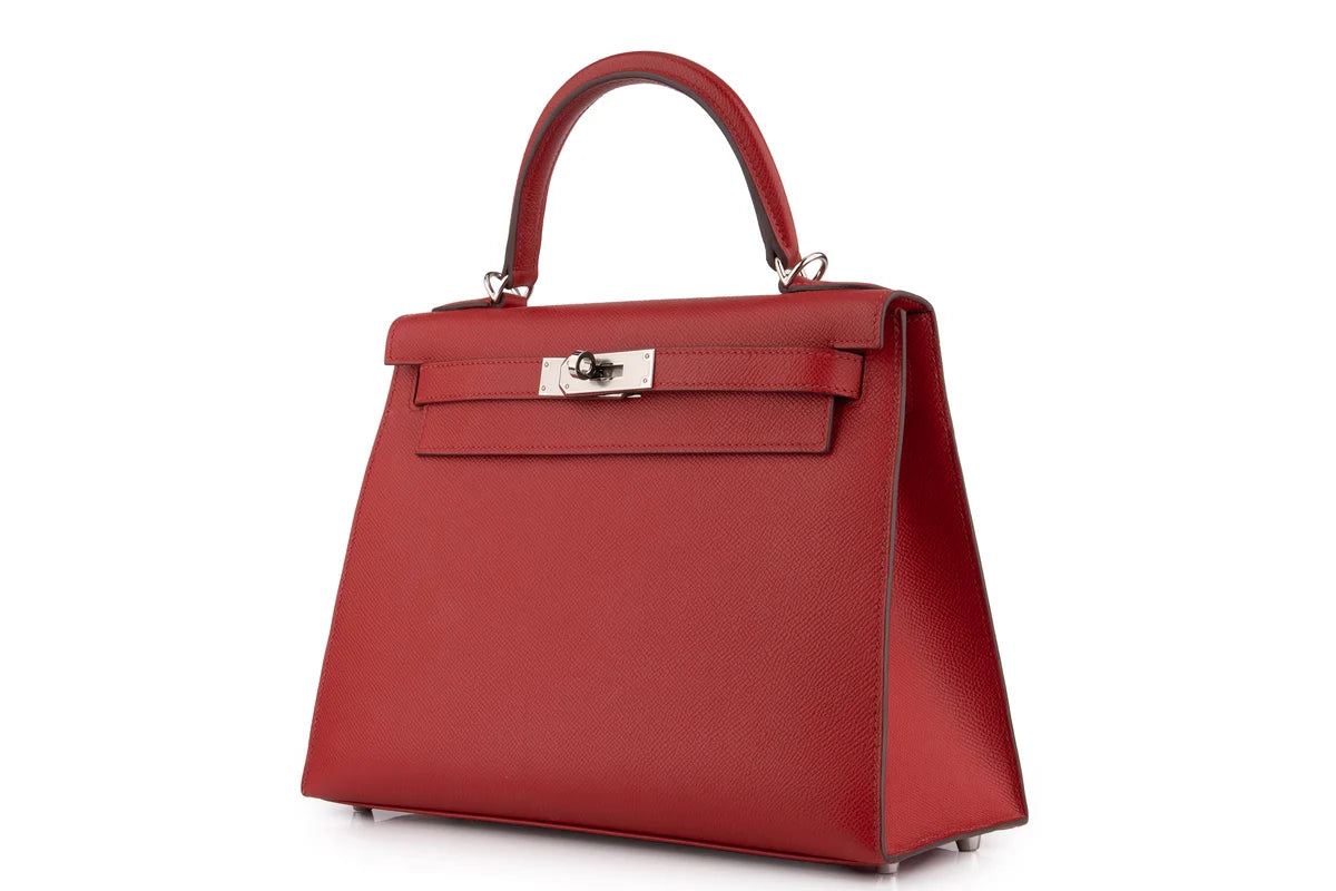 Hermès Kelly 28 Epsom Rouge Piment PHW