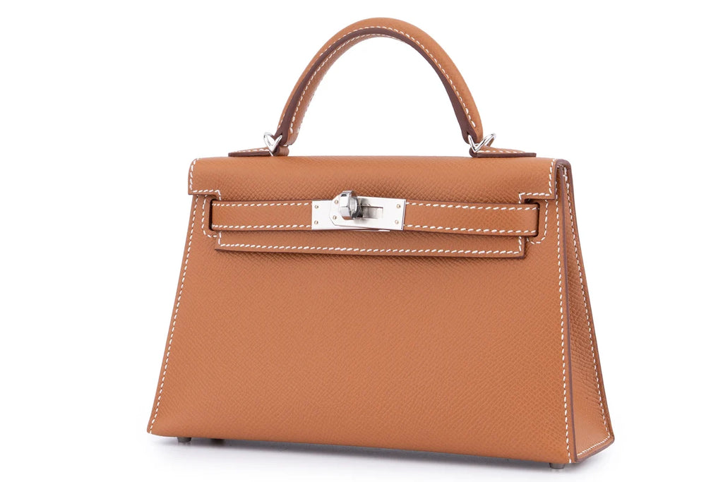 Hermès Mini Kelly Epsom Gold PHW