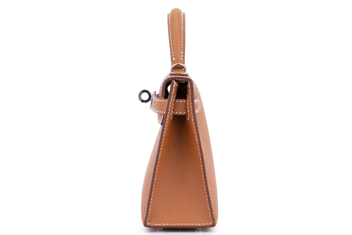 Hermès Mini Kelly Epsom Gold PHW