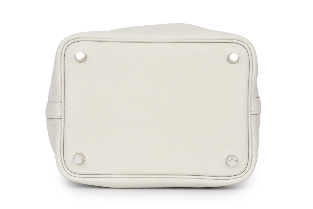 Hermès Picotin 18 Clemence Gris Neve Verso Menthe PHW