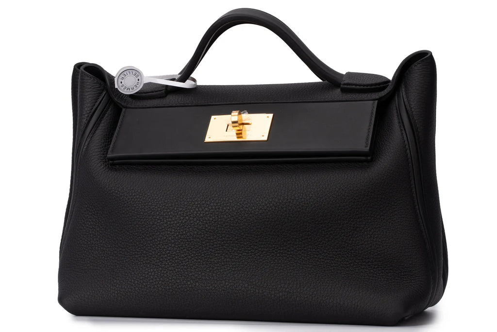 Hermès 24/24 29 Togo Black GHW