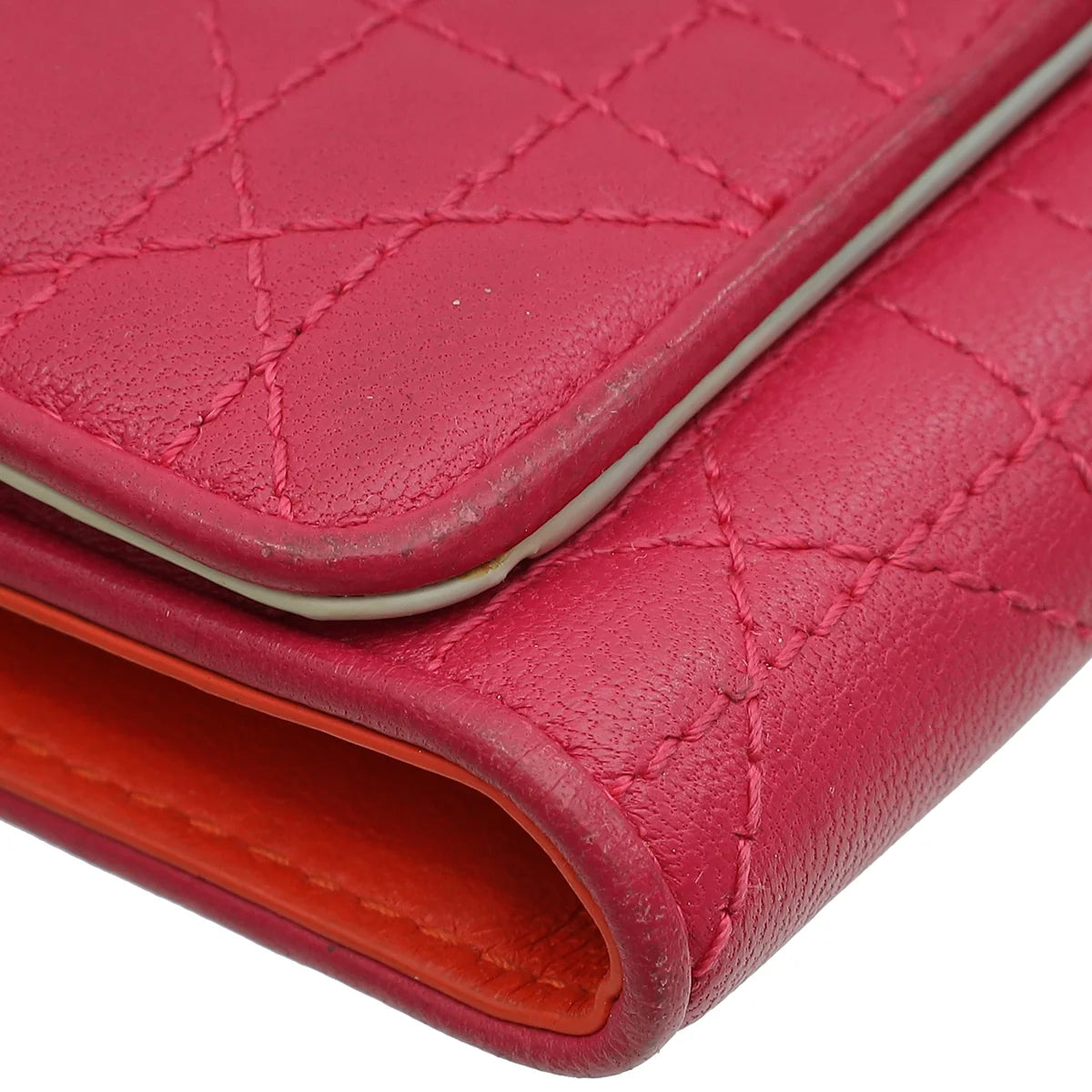 Christian Dior Tricolor Mania Compact Wallet