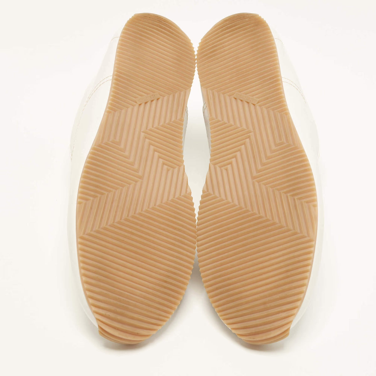 Hermès Master Size 39.5 White Leather Veau Souple Low Top Sneakers