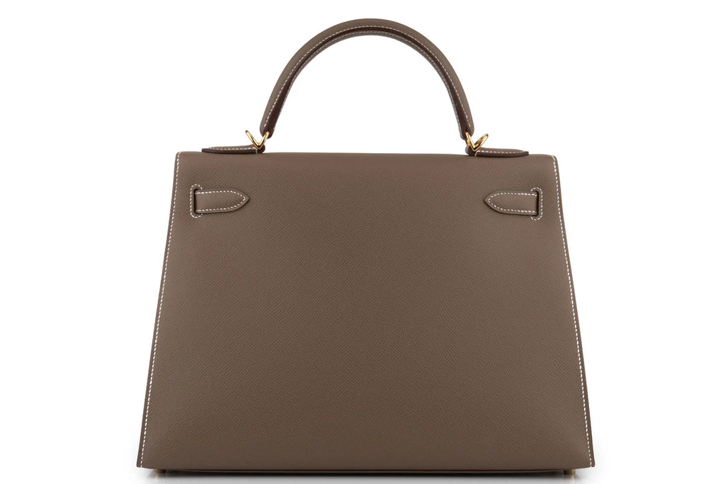 Hermès Kelly 32 Epsom Etoupe GHW