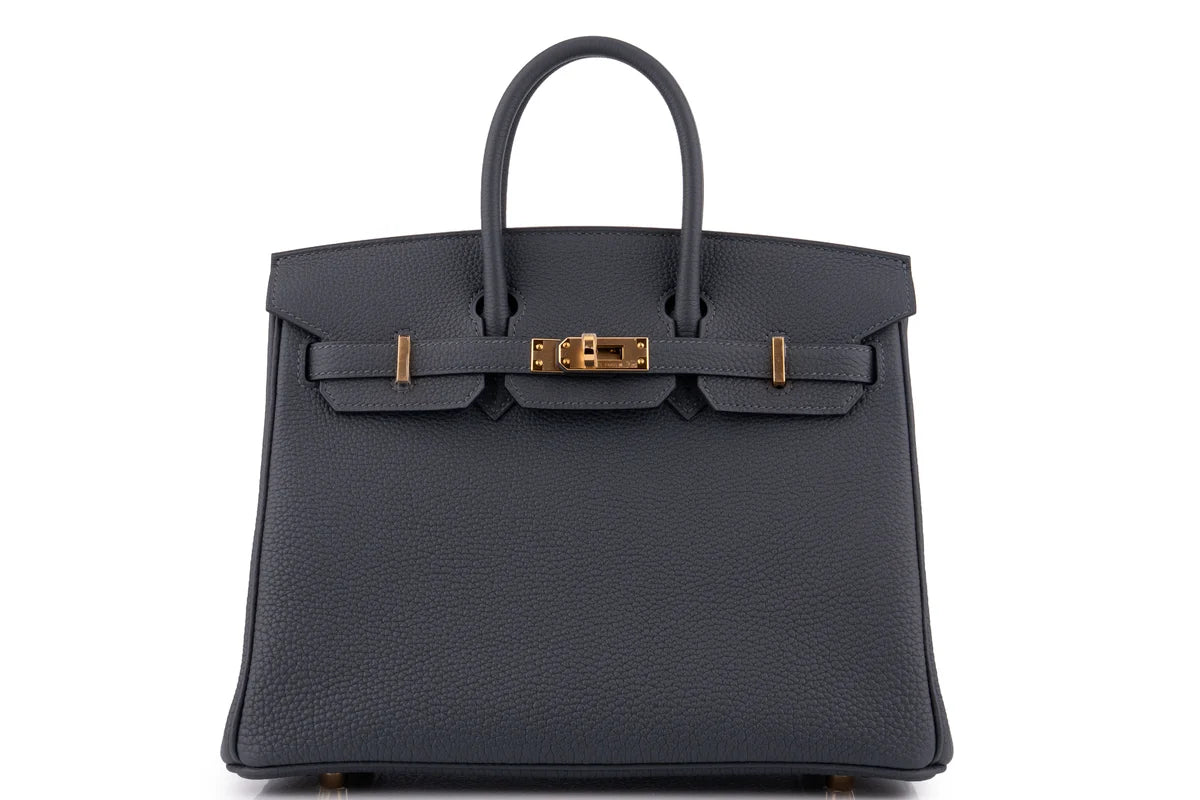 Hermès Birkin 25 Togo Gris Misty GHW