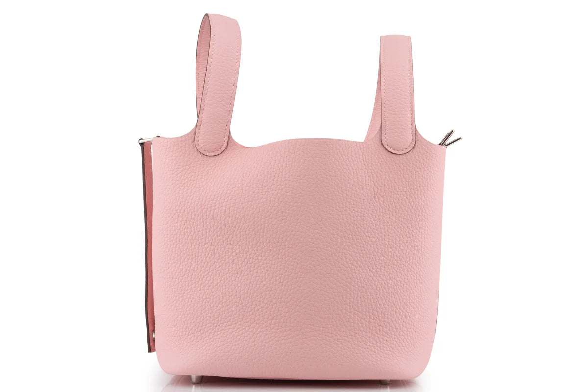 Hermès Picotin 18 Clemence Rose Sakura PHW