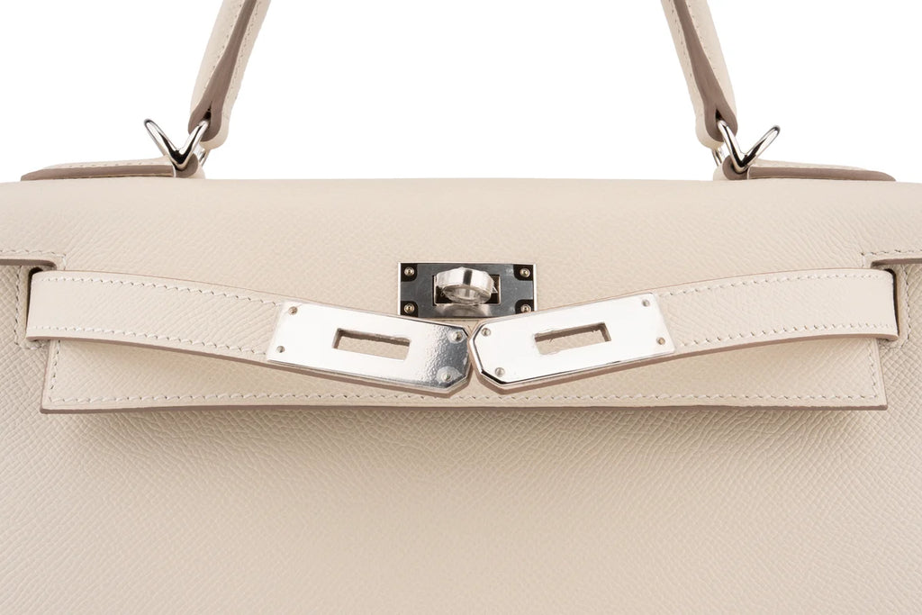 Hermès Kelly 28 Epsom Craie PHW