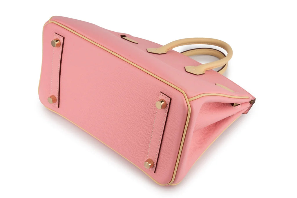 Hermès Birkin 25 Epsom Rose Confetti / Jaune Poussin BGHW