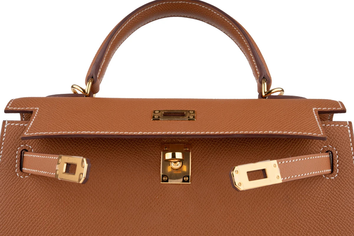 Hermès Kelly 25 Epsom Gold GHW