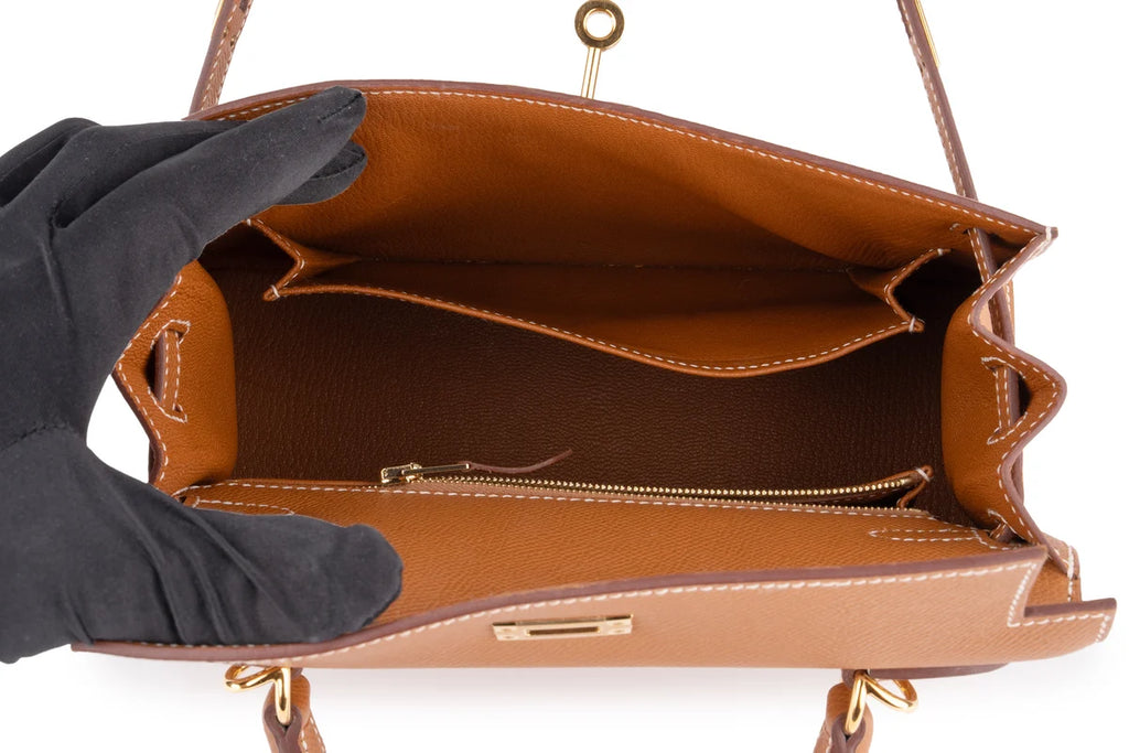 Hermès Kelly 25 Epsom Gold GHW