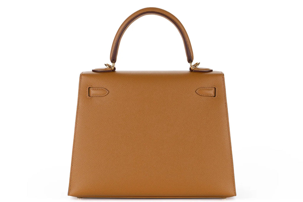 Hermès Kelly 25 Epsom Sesame GHW