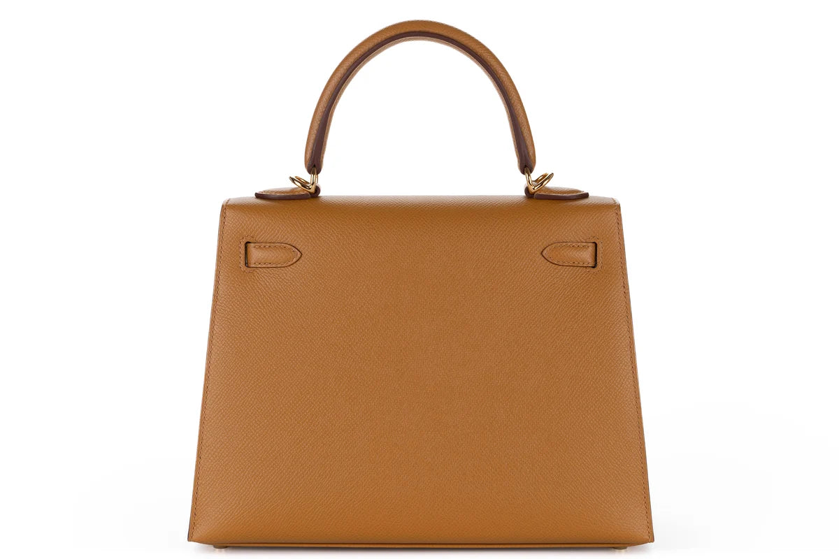 Hermès Kelly 25 Epsom Sesame GHW