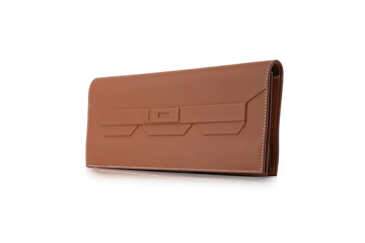 Hermès Pochette Birkin Shadow Swift Gold