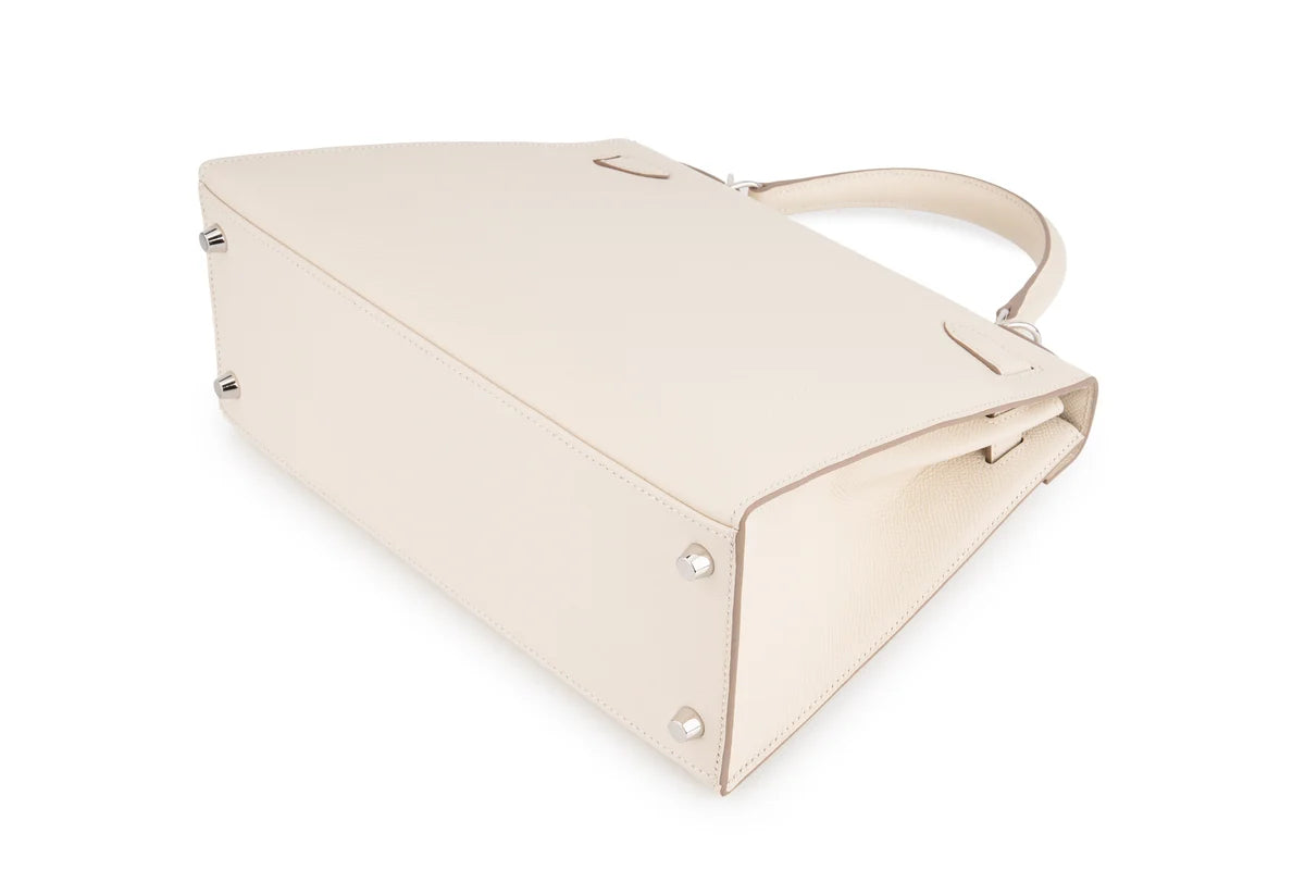 Hermès Kelly 28 Epsom Craie PHW
