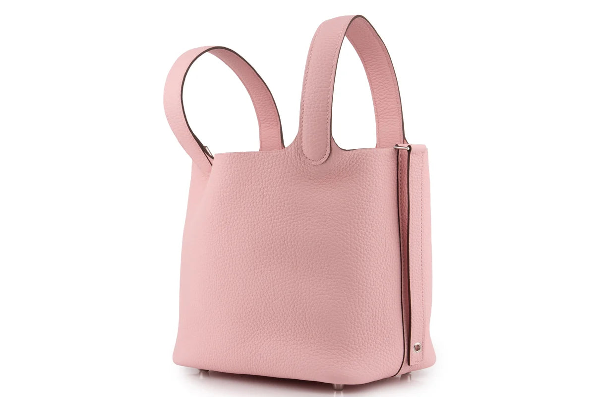 Hermès Picotin 18 Clemence Rose Sakura PHW