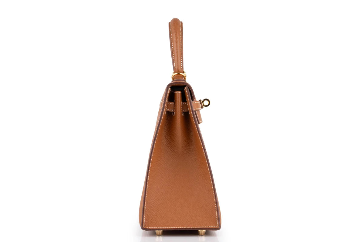 Hermès Kelly 25 Epsom Gold GHW