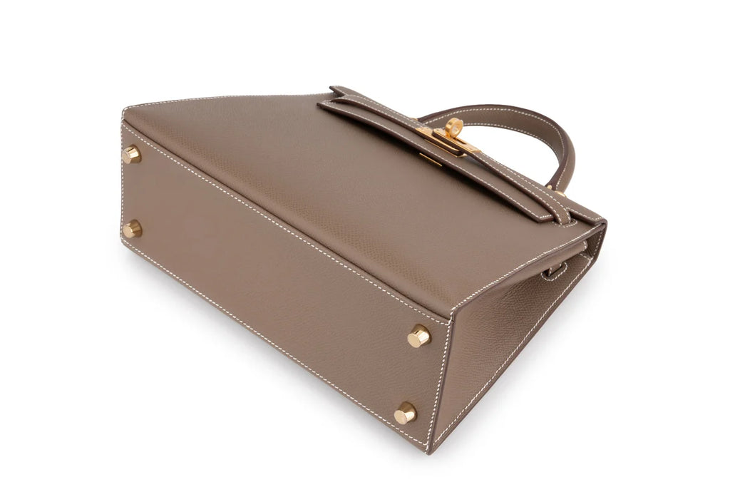 Hermès Kelly 25 Epsom Etoupe GHW