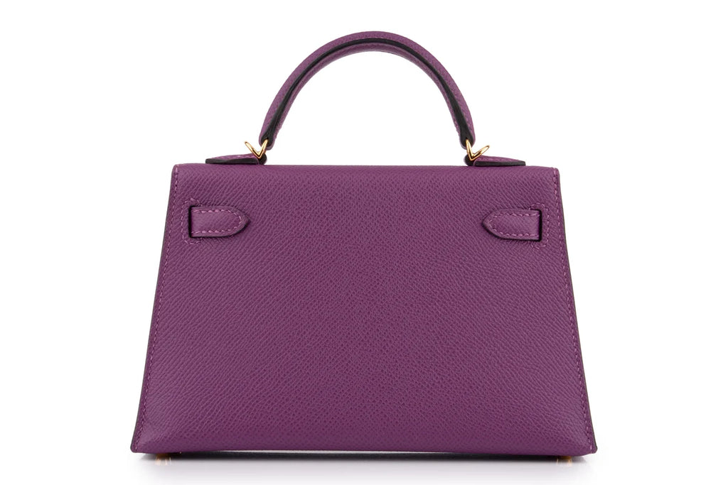 Hermès Mini Kelly Epsom Anemone GHW