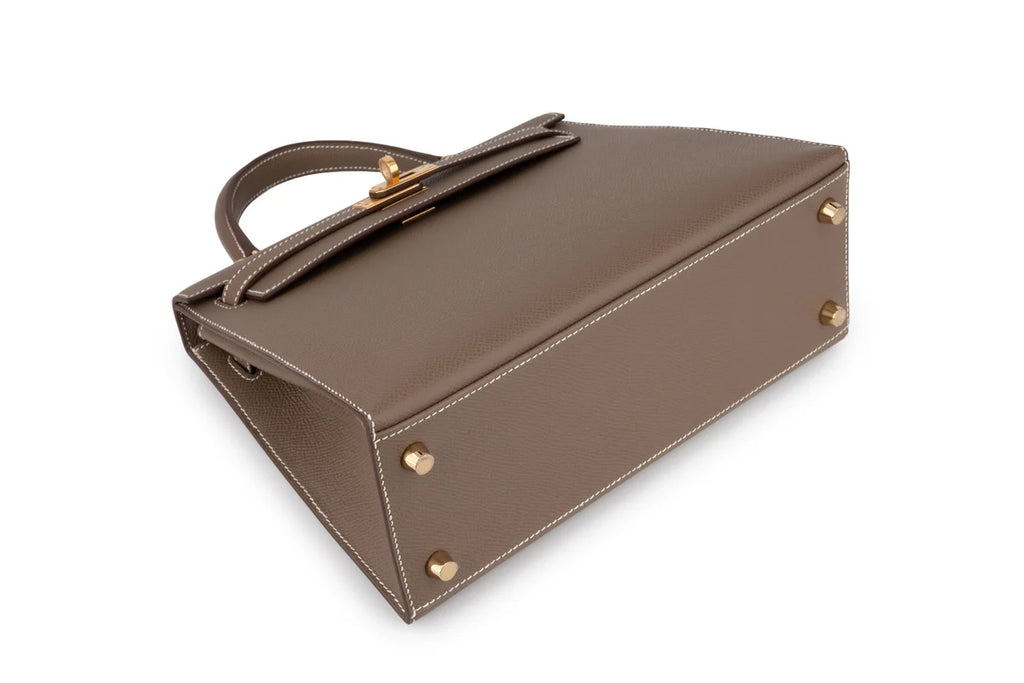 Hermès Kelly 25 Epsom Etoupe GHW