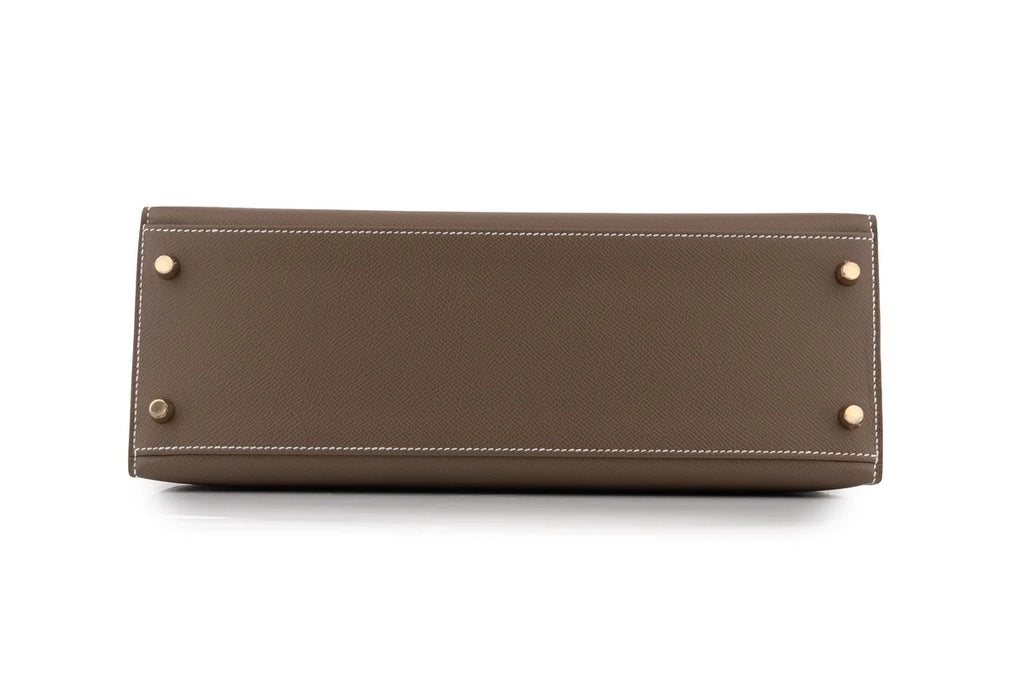 Hermès Kelly 32 Epsom Etoupe GHW