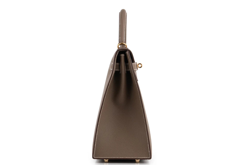 Hermès Kelly 32 Epsom Etoupe GHW