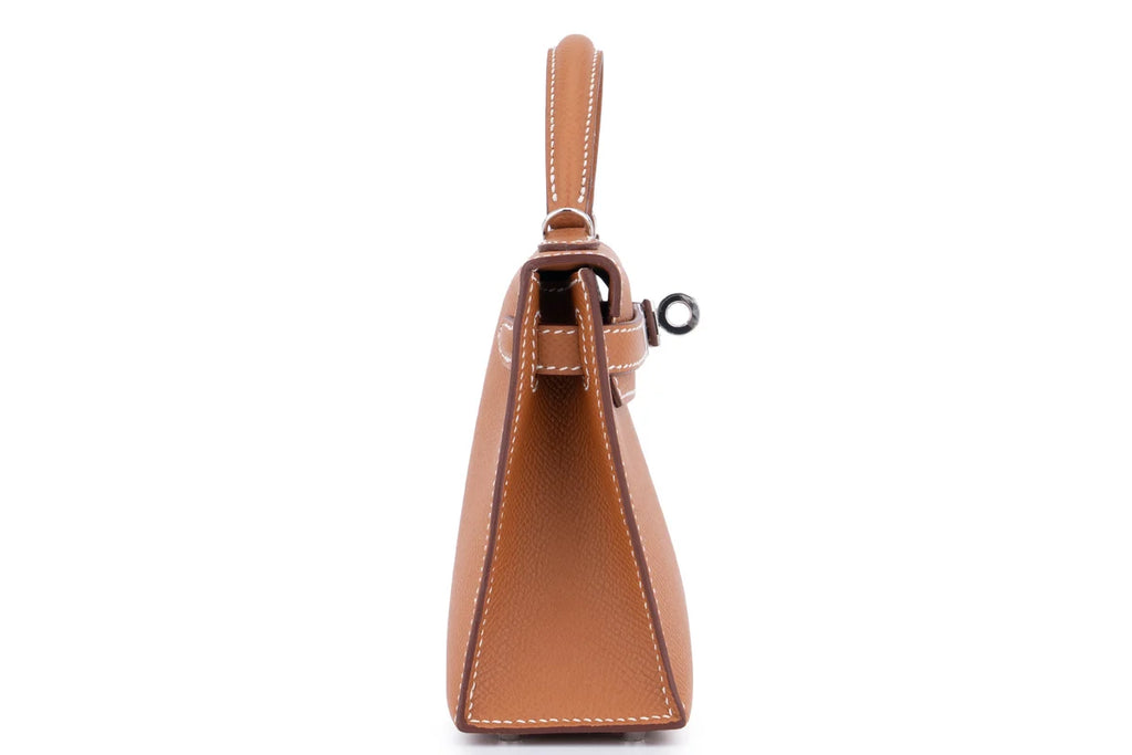 Hermès Mini Kelly Epsom Gold PHW