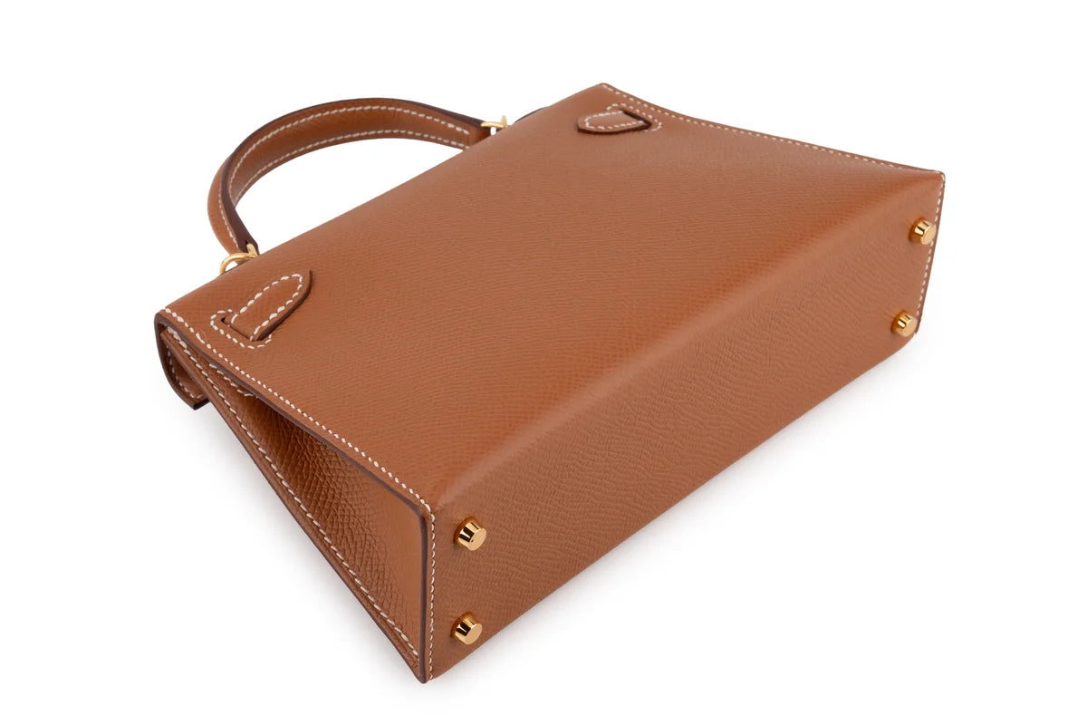 Hermès Mini Kelly Epsom Gold GHW