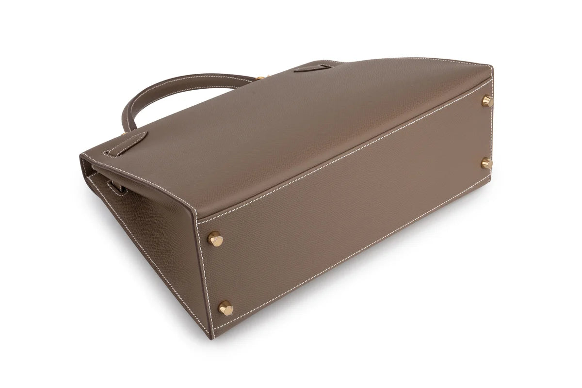Hermès Kelly 32 Epsom Etoupe GHW