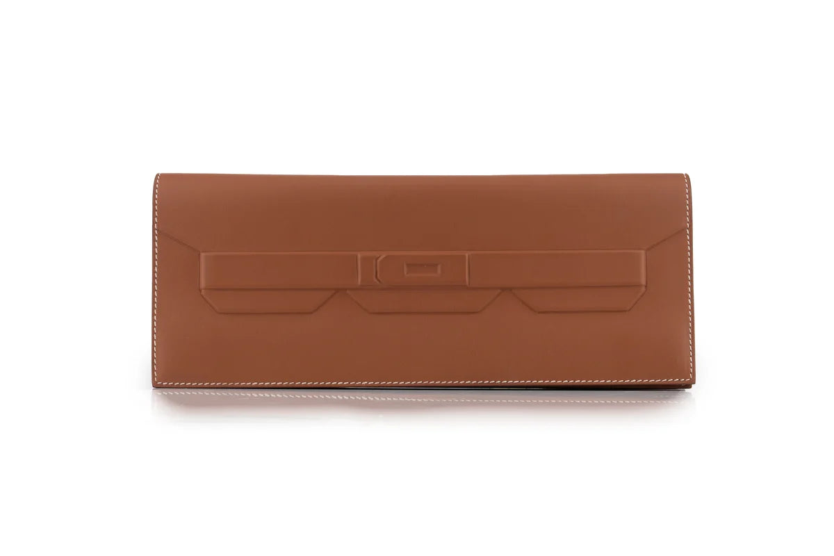 Hermès Pochette Birkin Shadow Swift Gold