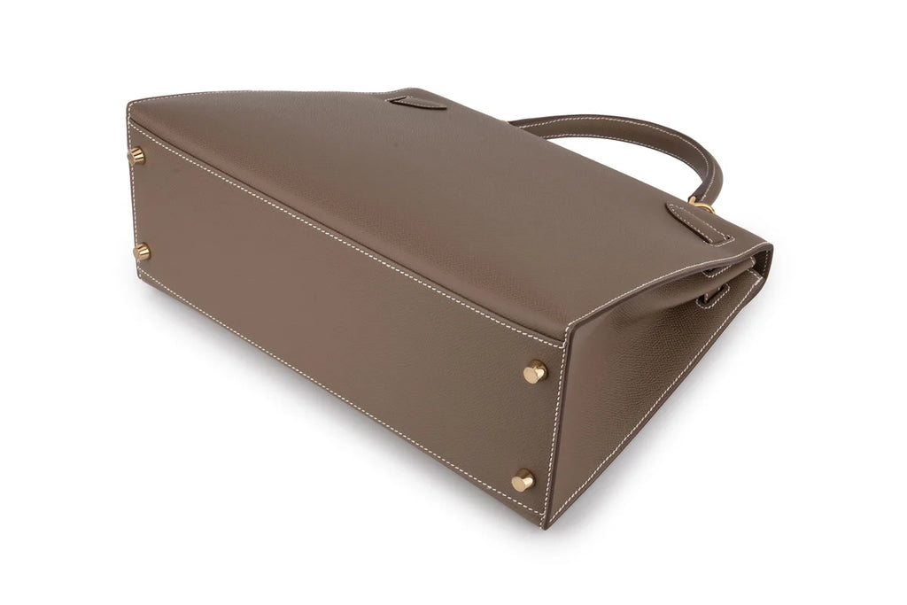Hermès Kelly 32 Epsom Etoupe GHW