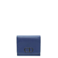 Christian Dior Navy Blue Mania Compact Wallet