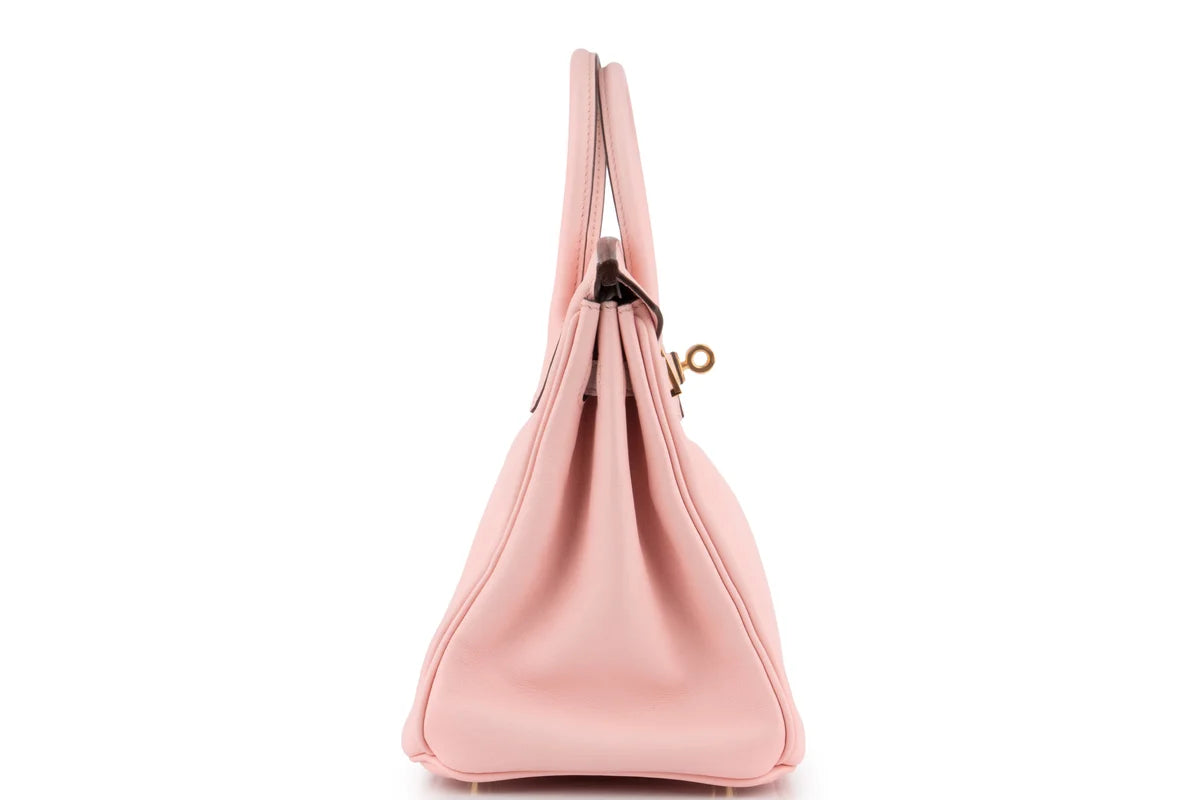 Hermès Birkin 25 SWIFT Rose Sakura GHW