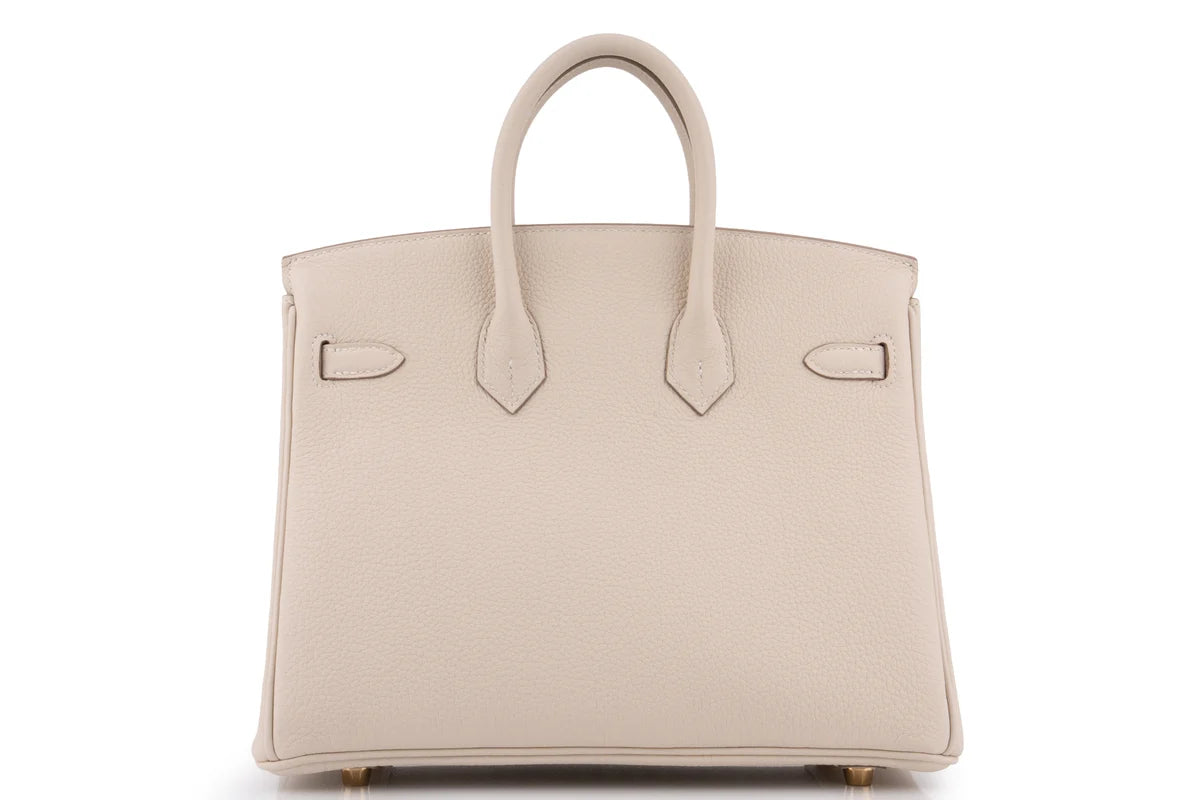 Hermès Birkin 25 Togo Craie GHW