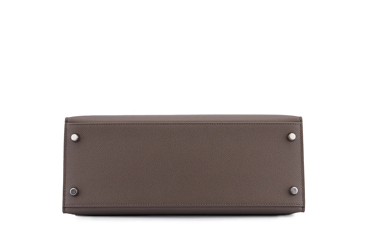 Hermès Kelly 28 Epsom Gris Etain PHW