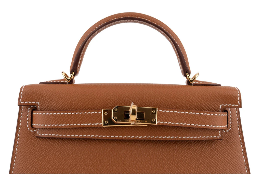 Hermès Mini Kelly Epsom Gold GHW
